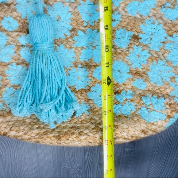 Twig and Arrow Woven Jute Oversized Handbag beach bag purse tote New With Tags - Picture 9 of 10